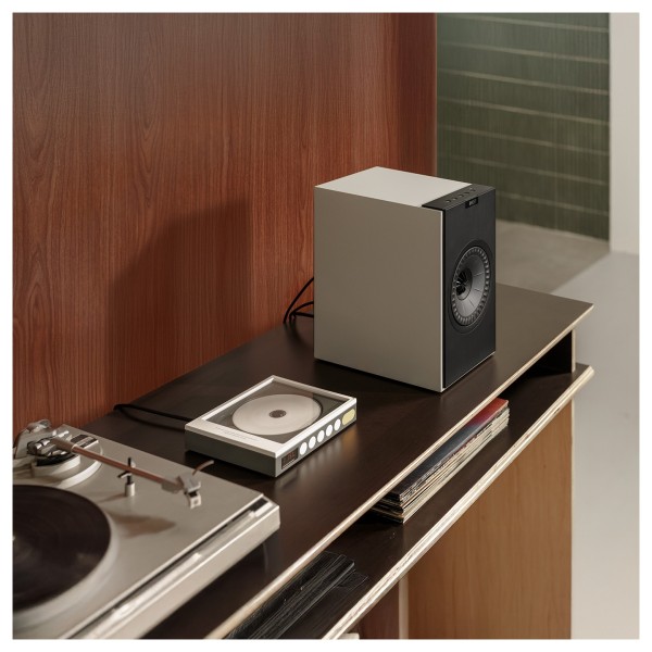 KEF Coda W Bookshelf Speakers (Pair), Nickle Grey ls5