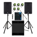 Yamaha DBR15 Complete PA System Bundle