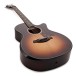 Taylor Builders Edition 514ce Electro Acoustic Guitar, Kona Burst Top - angled shot