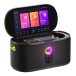IKARAO Shell S1 Touchscreen Karaoke Machine with Wireless Microphones - Angled