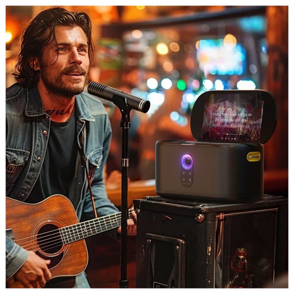 IKARAO Shell S1 Karaoke Machine with Wireless Microphones - Lifestyle 3