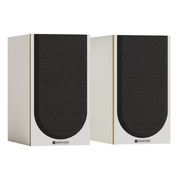 Monitor Audio Bronze 50 7G Bookshelf Speakers, White - grilles 