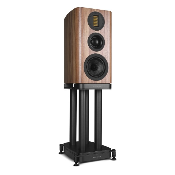 Wharfedale EVO 5.2 Standmount Speakers (Pair), Walnut with Stands