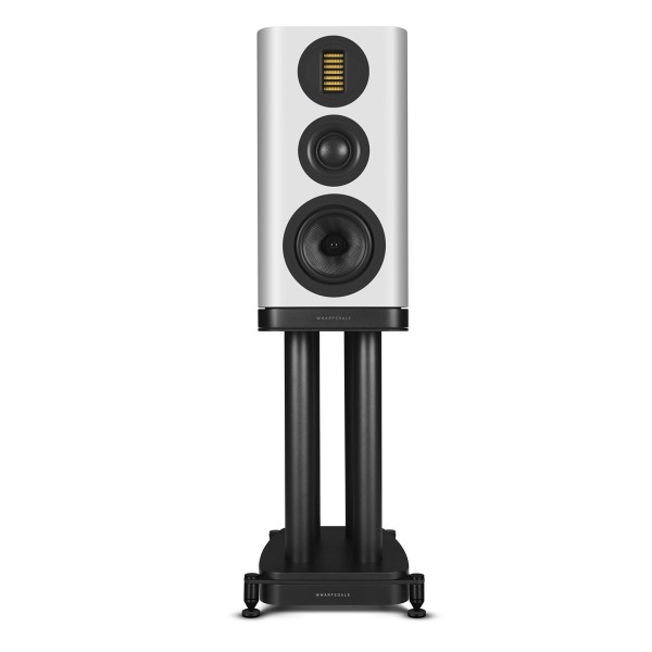 Wharfedale EVO 5.2 Standmount Speakers (Pair), White with Stands 9