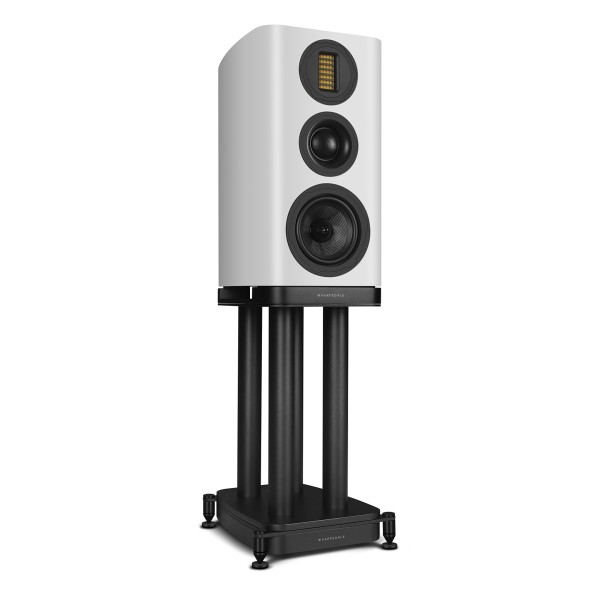 Wharfedale EVO 5.2 Standmount Speakers (Pair), White with Stands - 1 