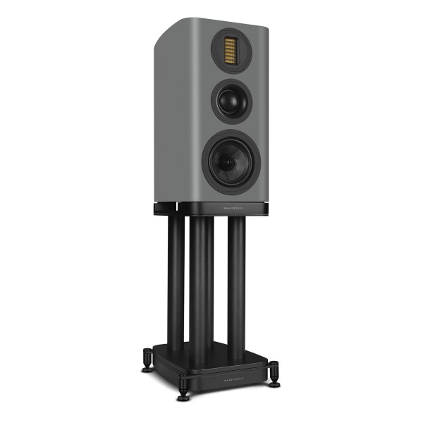 Wharfedale EVO 5.2 Standmount Speakers (Pair), White with Stands 1 