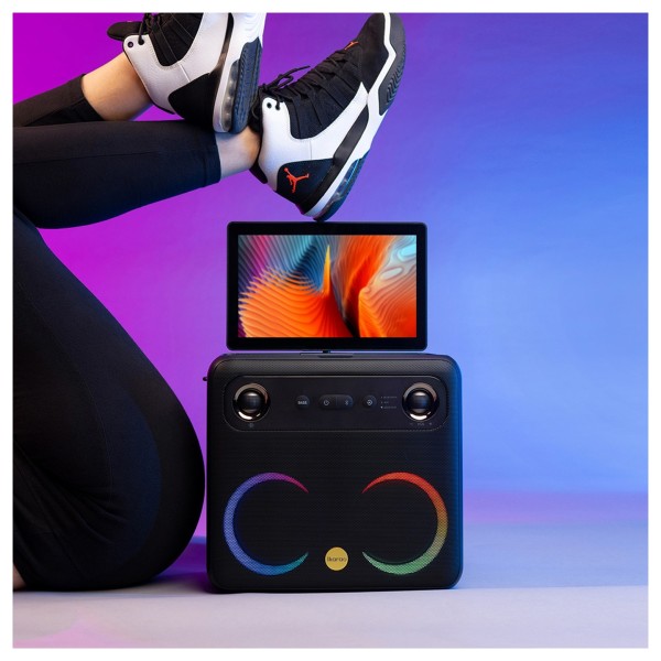 IKARAO Break X2 Karaoke Machine with Wireless Microphones - Lifestyle 2