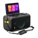 Break X1 Karaoke Machine with WiFi and Bluetooth - Angled with Strap