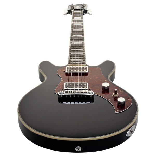 Hagstrom Megin, Black Gloss - low angle shot
