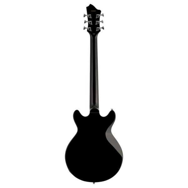 Hagstrom Megin, Black Gloss - back