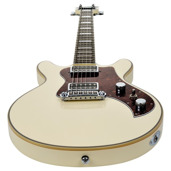 Hagstrom Megin, Creme - low angle shot
