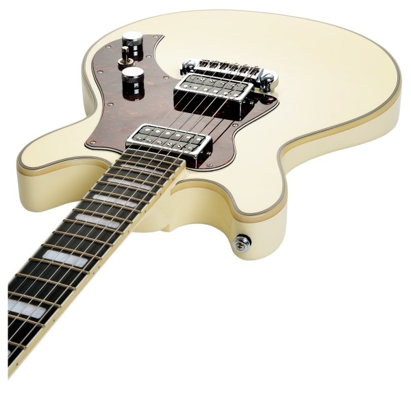 Hagstrom Megin, Creme - looking down the neck