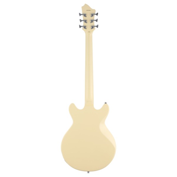 Hagstrom Megin, Creme - back