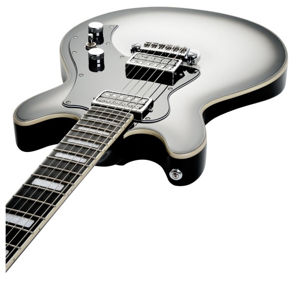 Hagstrom Megin, Grey Burst - looking down the neck
