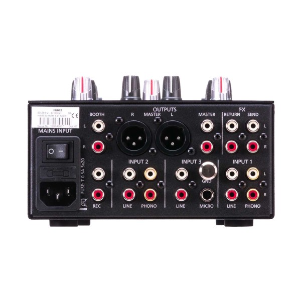 Ecler NUO 2.0 - 2 Channel Scratch Mixer at Gear4music