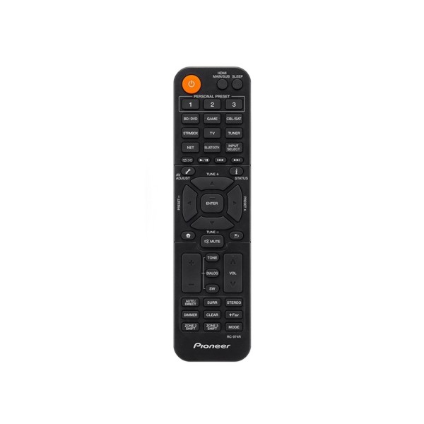 Pioneer VSX-935 7.2 Channel Smart AV Receiver, Black remote