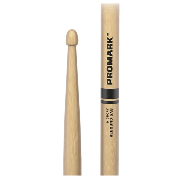 Promark Rebound 5AB Hickory Drumstick, Acorn Wood Tip