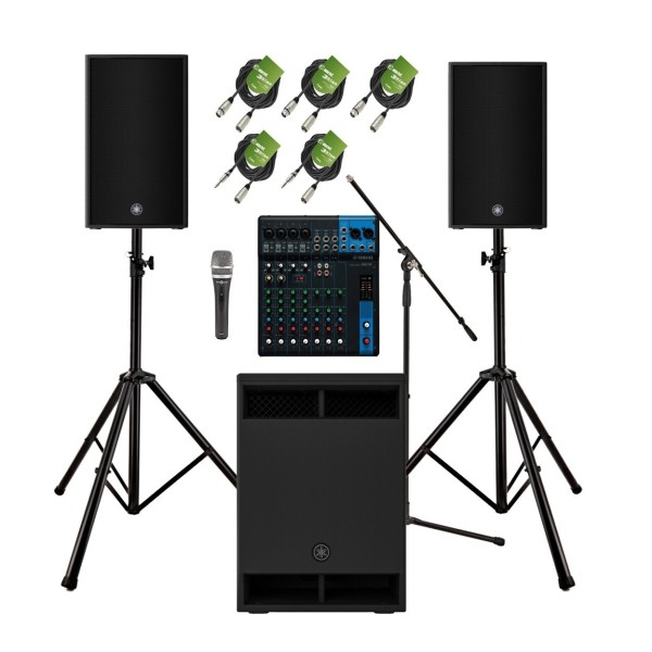 Yamaha DZR10 Complete PA System Bundle