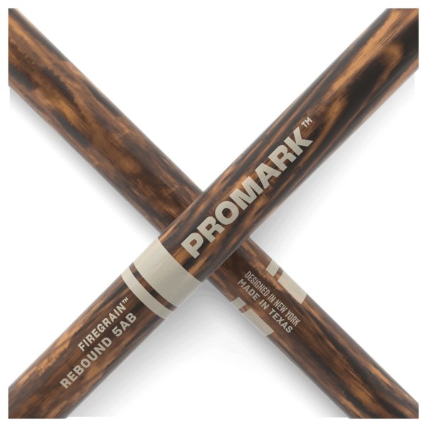 Promark Rebound 5AB FireGrain Hickory Drumstick, Acorn Wood Tip