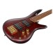 Ibanez SR300EDX, Wine Red Frozen Matte controls 