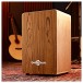 Cajon by Gear4music, Teak, with Bag and Accessories