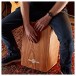 Cajon by Gear4music, Sapele, with Bag and Accessories