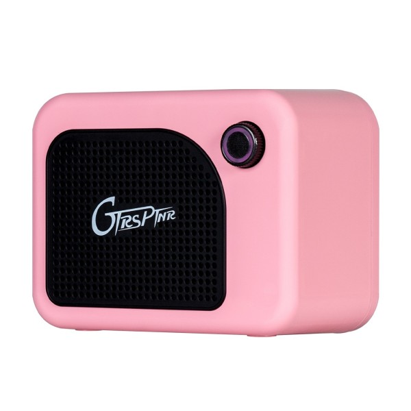 Mooer GCA5 GTRS PTNR Partner Mini Bluetooth Amp, Pink - Angled