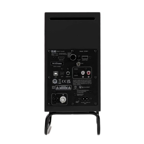 ELAC Designer Series Debut ConneX Adsum Active Bookshelf Speakers (Pair), Black 8
