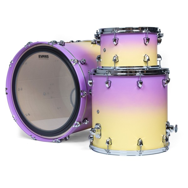 SJC Drums Colour Rush 3pc Shell Pack, Lavender Sunrise