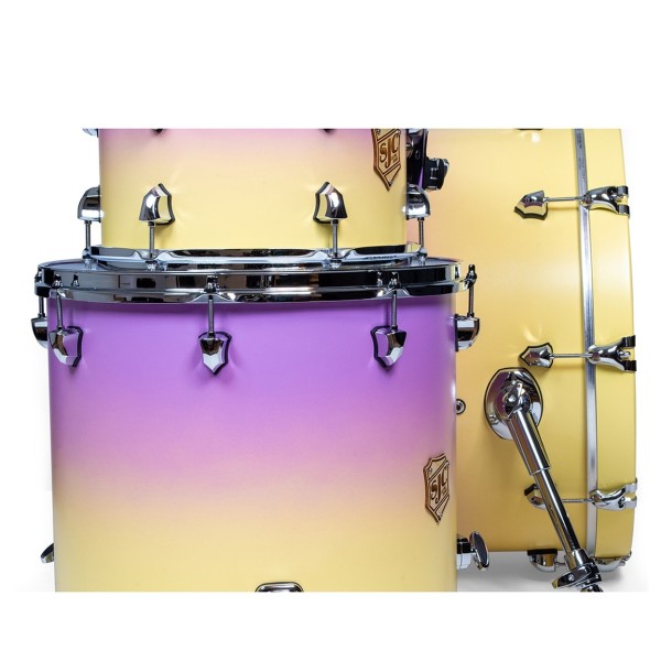 SJC Drums Colour Rush 3pc Shell Pack, Lavender Sunrise