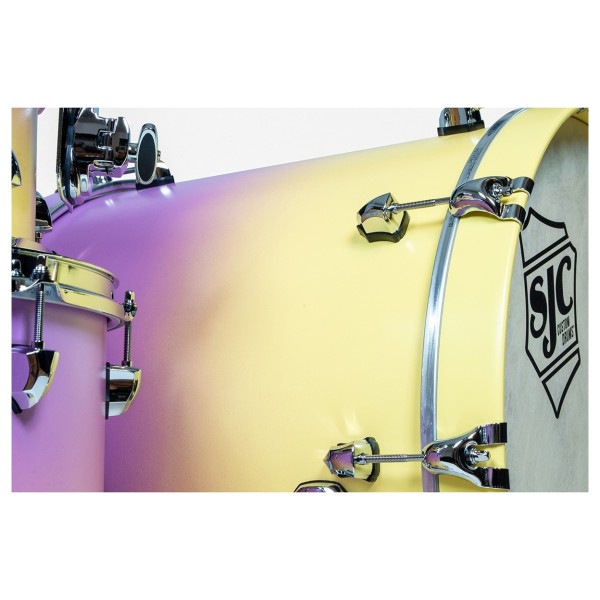 SJC Drums Colour Rush 3pc Shell Pack, Lavender Sunrise