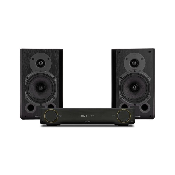 Arcam A5+ & Wharfedale Diamond 9.1 Hi-Fi Bundle, Black