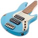 Sandberg California TM2 5-String, Hardcore Aged Marley Blue - lower bout