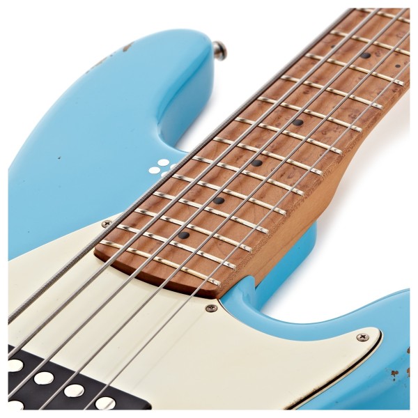 Sandberg California TM2 5-String, Hardcore Aged Marley Blue - upper bout
