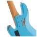 Sandberg California TM2 5-String, Hardcore Aged Marley Blue - neck joint