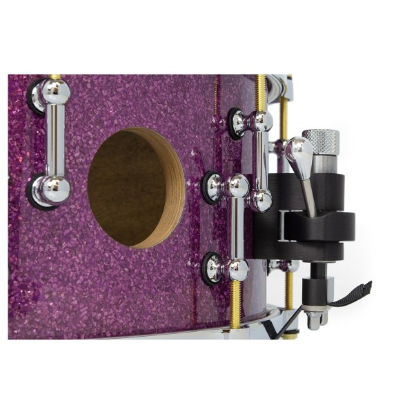 SJC Drums 25th Anniversary 14 x 6.5'' Snare Drum, Purple Glitter