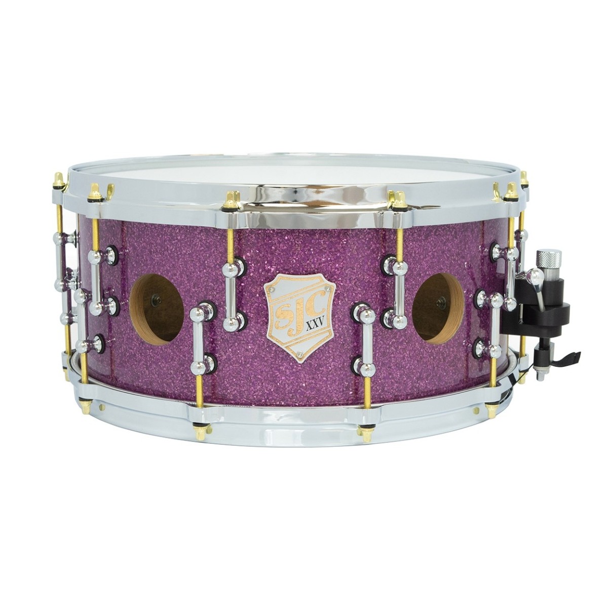 Click to view product details and reviews for Sjc Drums 25th Anniversary 14 X 65 Snare Drum Purple Glitter.