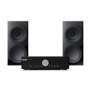 Musical Fidelity M6si Amplifier & KEF R3 Meta Bookshelf Speakers Hi-Fi Bundle, Black