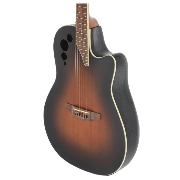 Applause AE44II Mid Cutaway, Vintage Varnish Stain - body right
