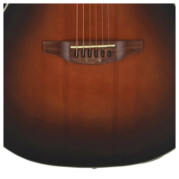 Applause AE44II Mid Cutaway, Vintage Varnish Stain - bridge