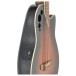 Applause AEB4 Mid Cutaway Acoustic Bass, Honeyburst Satin - angled side view