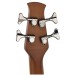 Applause AEB4 Mid Cutaway Acoustic Bass, Honeyburst Satin - back of headstock