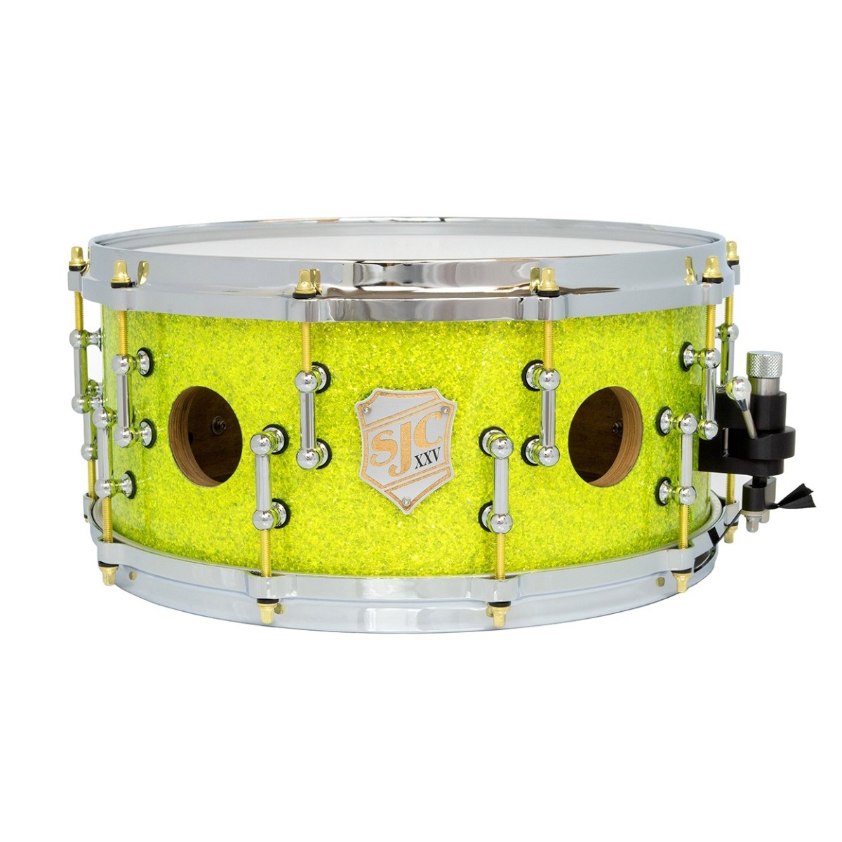 Click to view product details and reviews for Sjc Drums 25th Anniversary 14 X 65 Snare Drum Lime Glitter.