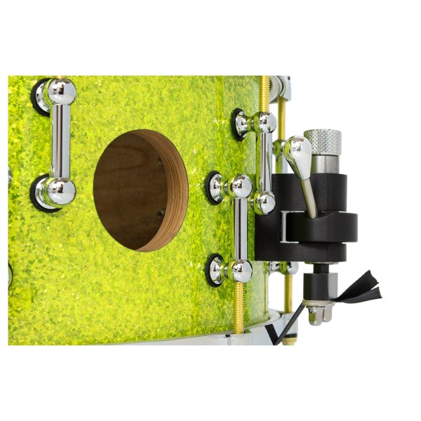 SJC Drums 25th Anniversary 14 x 6.5'' Snare Drum, Lime Glitter