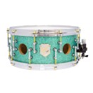 SJC Drums 25th Anniversary 14 x 6.5'' Snare Drum, Turquoise Glitter