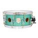 SJC Drums 25th Anniversary 14 x 6.5'' Snare Drum, Turquoise Glitter