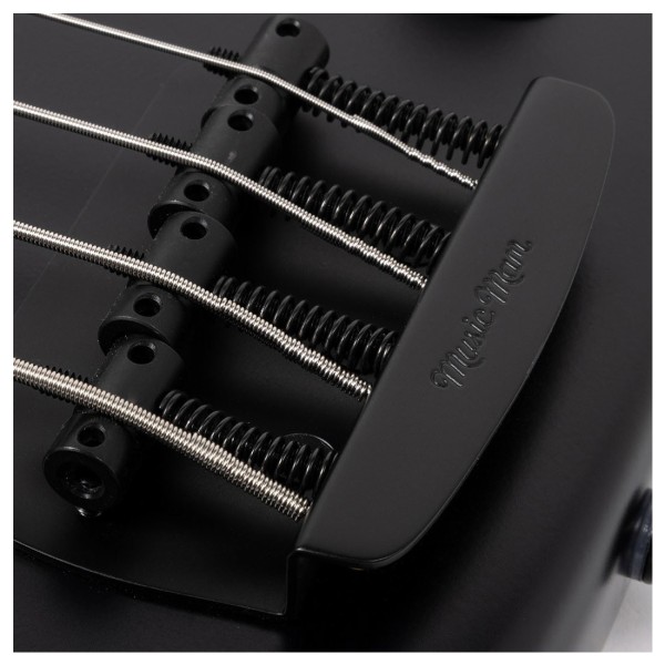 Music Man DarkRay, Stealth Black - bridge