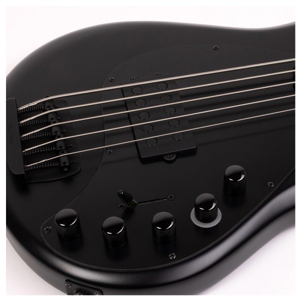 Music Man DarkRay 5 String, Stealth Black - controls