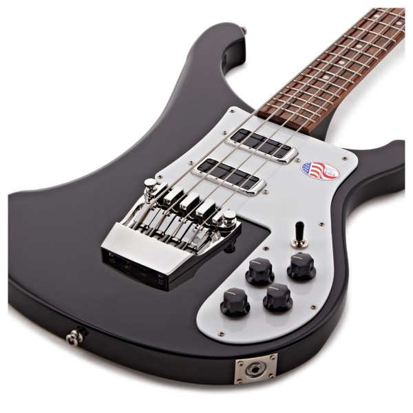 Rickenbacker 4030S Short Scale Bass, Jetglo - lower bout