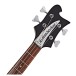 Rickenbacker 4030S Short Scale Bass, Jetglo - headstock